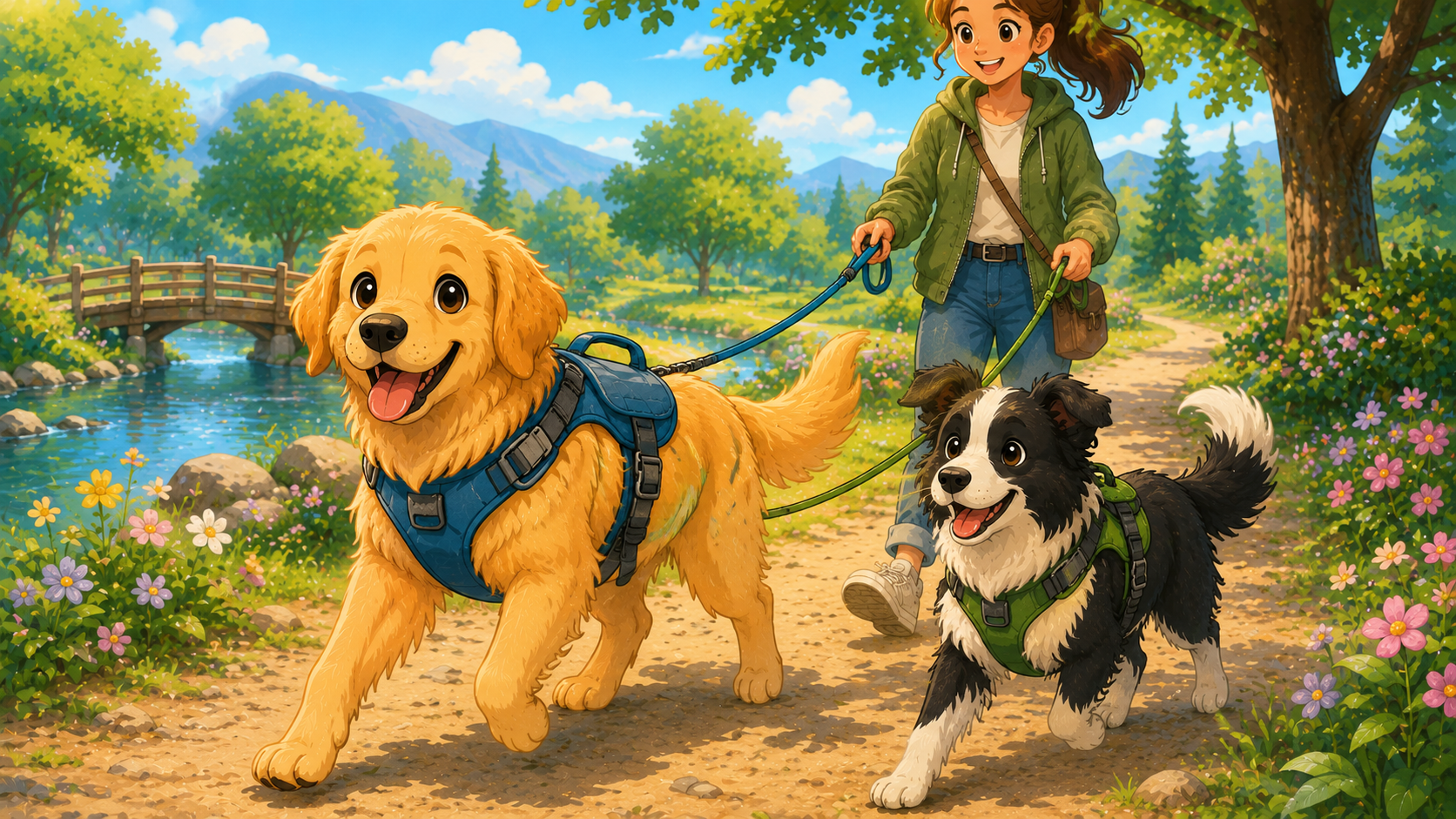 Illustration pour Meilleures laisses pour chien : solides et pratiques
