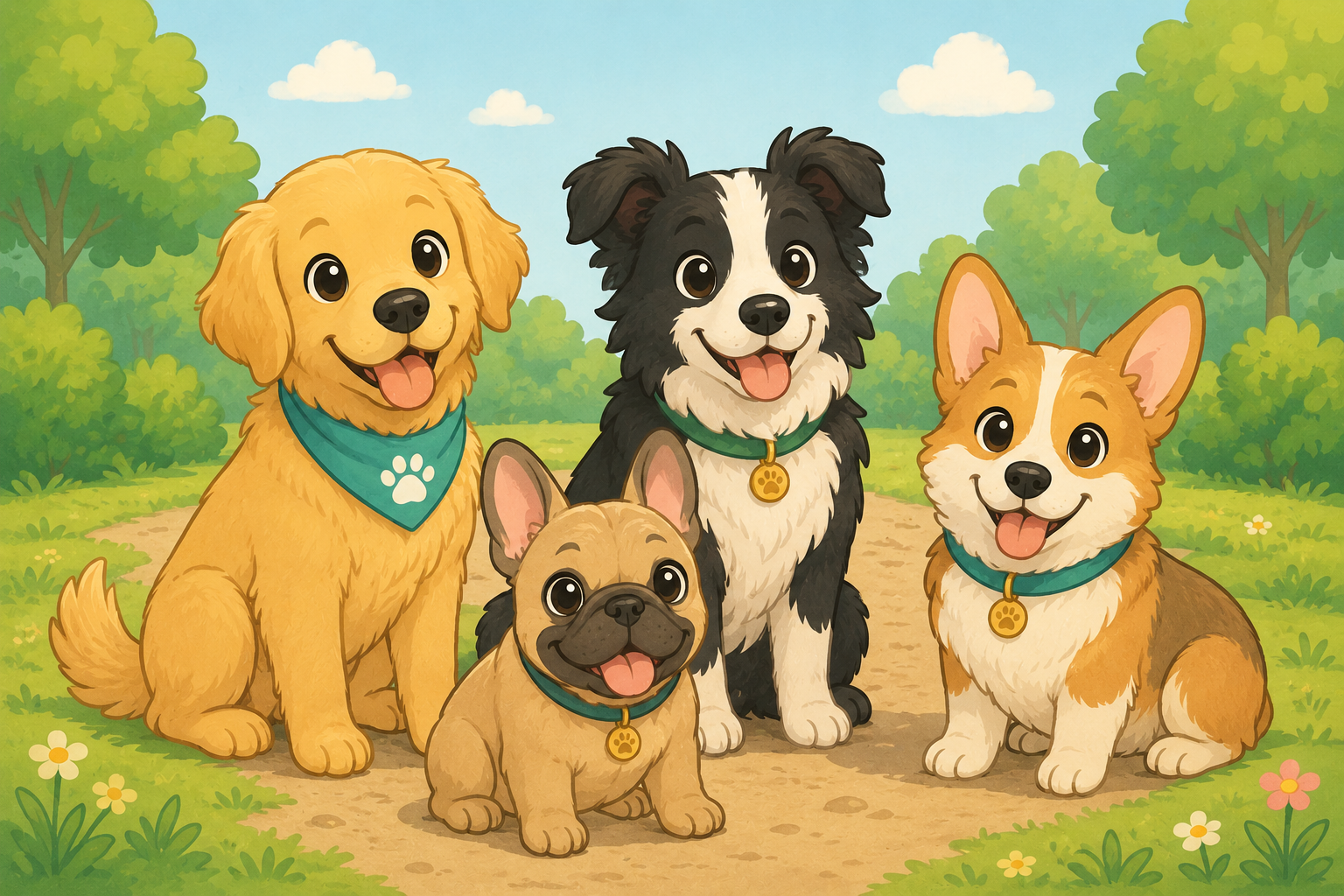 Illustration pour Meilleurs colliers pour chien : confort et sécurité